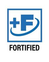 fortified vector icon, blue in color