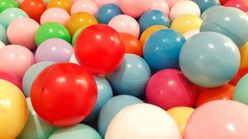 Bright colorful balls for background concept. photo