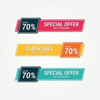 Flash Sale Label Collections vector