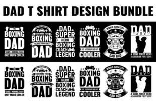 Dad, papa, Father's day t shirt design bundle free dwonload vector