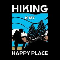 Hiking t shirt designs free download vector