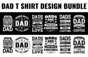 Dad, papa, Father's day t shirt design bundle free dwonload vector