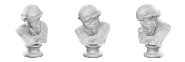 Exquisite 3D render of Dionysus Priapus in stunning detail png