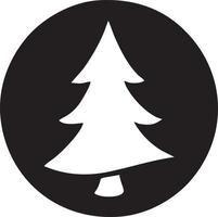 Tree icon symbol image vector, illustration of the tree botany in black image vector