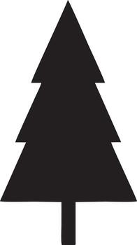 árbol icono símbolo imagen vector, ilustración de el árbol botánica en negro imagen vector