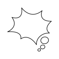 Speech Bubble png, Thought Bubble png, Comic bubble transparent free png