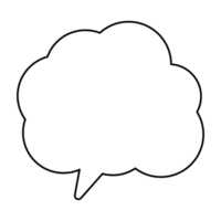 Speech Bubble png, Thought Bubble png, Comic bubble transparent free png