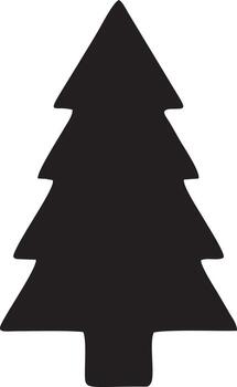 árbol icono símbolo imagen vector, ilustración de el árbol botánica en negro imagen vector