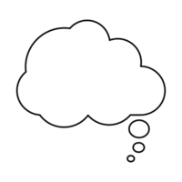 Speech Bubble png, Thought Bubble png, Comic bubble transparent free png