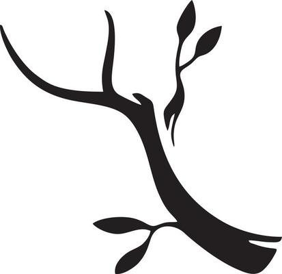 Tree icon symbol image vector, illustration of the tree botany in black image
