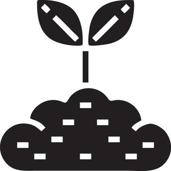 Tree icon symbol image vector, illustration of the tree botany in black image vector