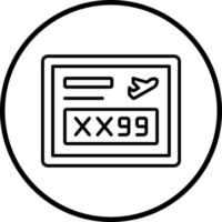 Codeshare Flight Vector Icon Style