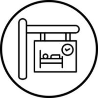 Room Availability Vector Icon Style