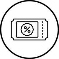 Voucher Vector Icon Style