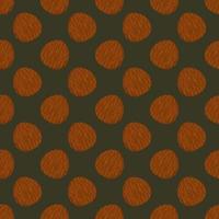 Seamless pattern with vector coconuts.