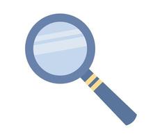 Magnifier icon. Magnifying glass. Loupe for magnify. Search sign. Vector flat illustration