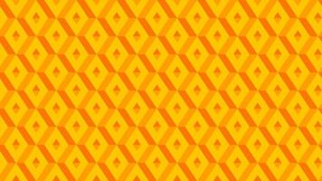 Pattern of 3d optical illusion. Pattern of illusion cube. Vector illustration of 3d orange square. Geometric illusive of cubes for design graphic, background, wallpaper, layout or art