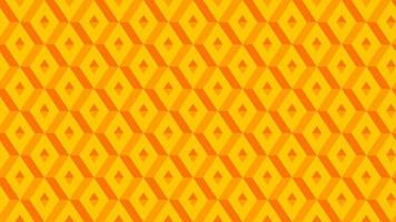 Pattern of 3d optical illusion. Pattern of illusion cube. Vector illustration of 3d orange square. Geometric illusive of cubes for design graphic, background, wallpaper, layout or art