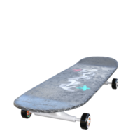 Skateboard isoliert 3d png