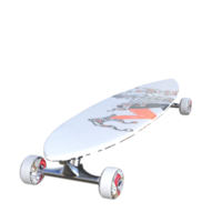 Skateboard isoliert 3d png