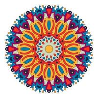 Mandala vintage decorative element damask. vector