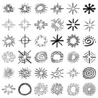 Hand drawn vector doodle design graphic elements.