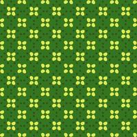 Seamless pattern decorative template texture with green. vector