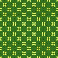 Seamless pattern decorative template texture with green. vector