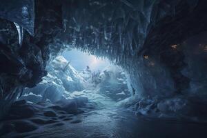 Ice Cave landscape. . photo