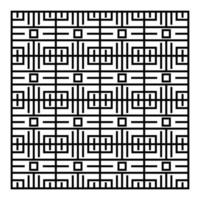 abstract black line pattern vector