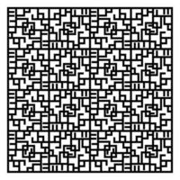 abstract black line pattern vector