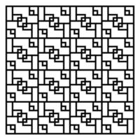 abstract black line pattern vector