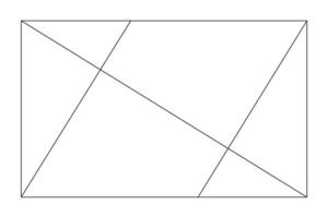 Golden ratio template. Method golden section. Fibonacci array, numbers. Harmony proportions. Vector illustration.