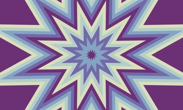 Star motif background design with beautiful color variations vector