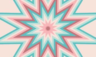 Star motif abstract background design with beautiful color variations vector