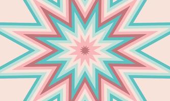 Star motif abstract background design with beautiful color variations vector