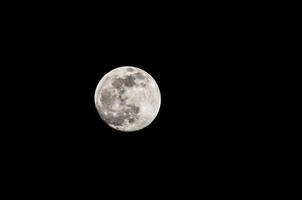 Moon at night photo