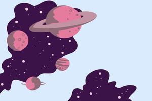 space illustration background vector