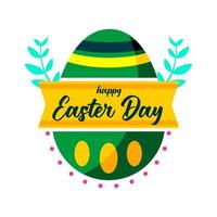 Easter poster and banner template with Easter eggs photo