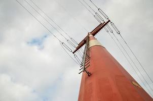 Electricity power pylon photo