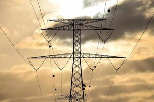 Electricity power pylon photo