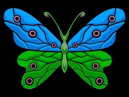 hermosa mariposa vector diseño para elementos