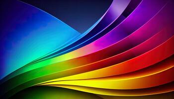 Wallpaper with rainbow gradient colors. . photo