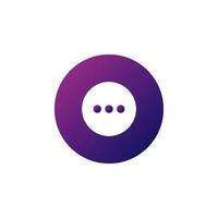 three dots menu icon vector. perfect for multimedia player interface button and any purposes vector