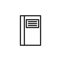 notebook icon isolated vector EPS10