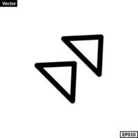 up right Arrow icon vector for any purposes