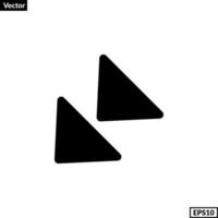 down left Arrow icon vector for any purposes