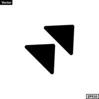 up right Arrow icon vector for any purposes