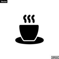 coffee cup icon vector for any purposes