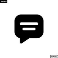 Bubble Chat icon vector for any purposes